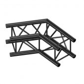 Milos QCVU22|2WAY120DG BLACK Corner 120° Pro-30 Square G Truss