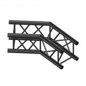 Milos QCVU23|2WAY135DG BLACK Corner 135° Pro-30 Square G Truss