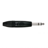 Dap 6.3mm Jack X-type Stereo with black endcap Black housing
