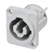 Neutrik powerCON Chassis output 20 A - Grijs