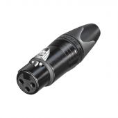 Neutrik NC3FXXB XLR 3P Connector, female