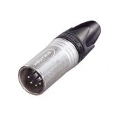 Neutrik NC5MXX XLR 5polig Connector Male Silver contacts, Nickel housing