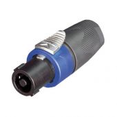 Neutrik 4p. Speakon Connector SPX Male Black/Blue housing