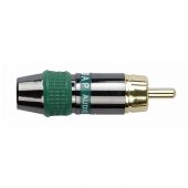 RCA plug groen
