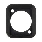 Neutrik Sealing gasket Black voor D-size chassis connectors 