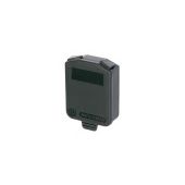 Neutrik D-size hinged cover IP42 Black 
