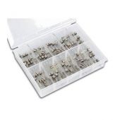 glaszekeringen assortiment doos klein 100-stuks 5 x 20mm snel