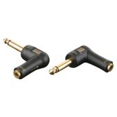 XGA10 - Jack Male mono > stereo Mini Jack Female  haakse verloop plug
