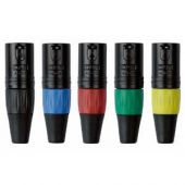 Dap XMK203BB XLR 3polig male xlr connector zwarte behuizing Zwarte eindkap