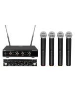 OMNITRONIC UHF-E4 4 voudig draadloos microfoon Systeem 823.6/826.1/828.6/831.1MHz