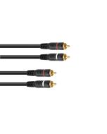 OMNITRONIC RCA of Cinch Kabel 2x2 1.5m