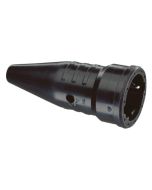 Showtec Rubber Connector Female CEE 7/VII