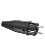 Showtec Rubber Connector Male CEE 7/VII