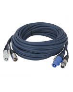 DAP Powercon / XLR Combi Verlengkabel 6m  