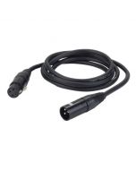 Dap Audio FL09150 XLR Microfoonkabel digital AES- EBU norm black 1,5 mtr