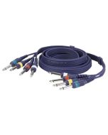 DAP FL20150 Jackkabel van 4x jack naar 4x jack 1,5 mtr