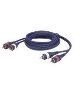 DAP FL243 2x cinch naar 2x cinch 3 mtr RCA kabel