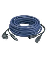DAP FP0810 - Schuko/XLR F - IEC/XLR M 10 m AUDIO voeding-/signaalkabel