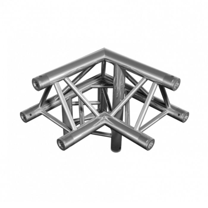 DuraTruss DT 33/2-C32-LU - 3 way corner 90°, down