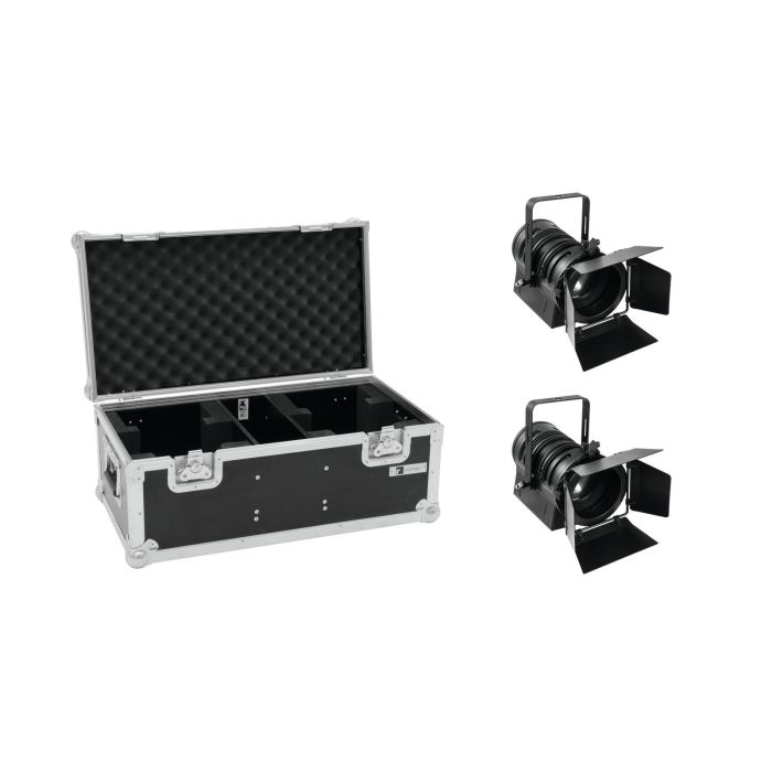 EUROLITE Set 2x LED THA-40PC bk + Case