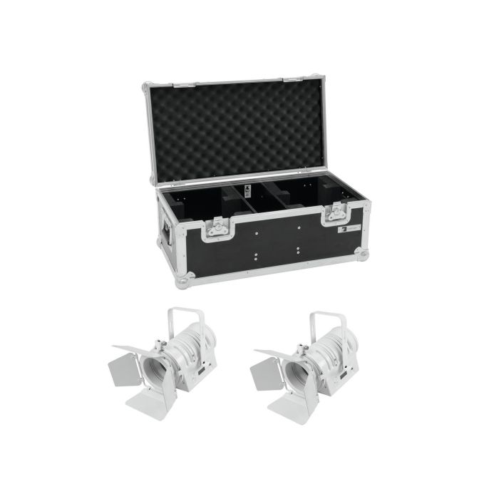EUROLITE Set 2x LED THA-40PC wh + Case