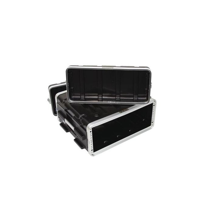 ROADINGER Plastic-Rack KR-19, 4U, DD, black