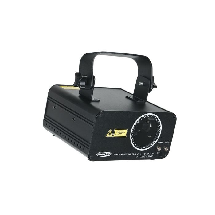 Showtec Galactic RGY-140 MKII 140mW rode, groene, gele laser 