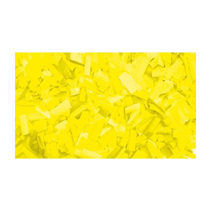 Showgear Slowfall confetti 55 x 17mm Fluor yellow, 1 kg Flameproof