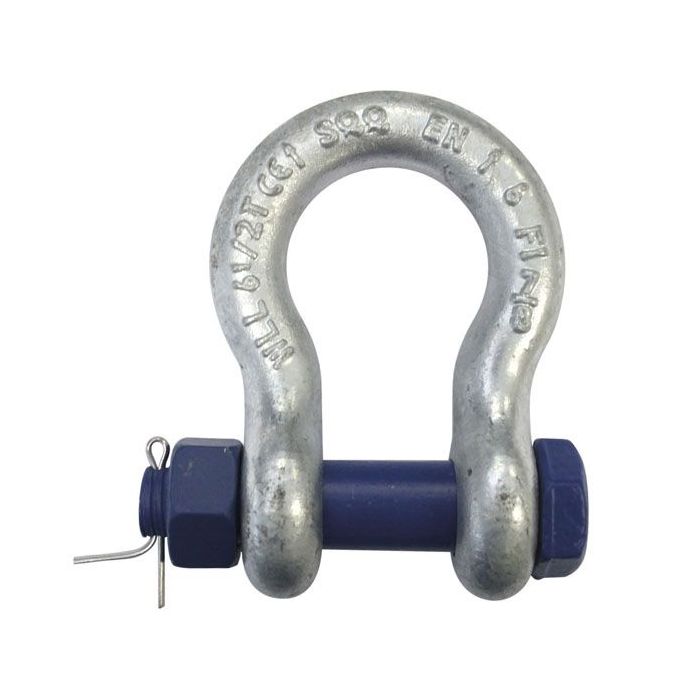 Showtec Chain Shackle 6.5T WLL 4.75T borstbout, zwart
