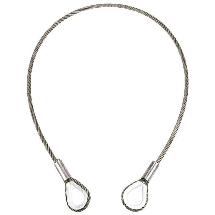 Eller Steel 1T WLL, Certified 10 mm x 3 m, staal met kern van 6 x 36WS