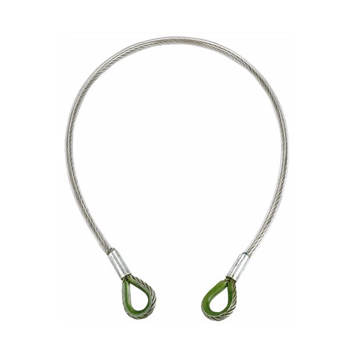 Eller PVC/Steel 1T WLL, Certified 10 mm x 2 m, PVC. Staal met kern van 6 x 36WS