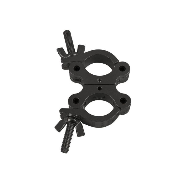 Showgear 50 mm Compact Swivel Coupler SWL: 300 Kg, Aluminum Zwart