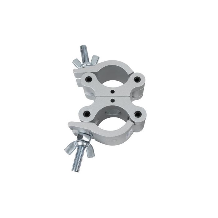 Showtec Swivel Coupler 300kg Silver, for 50mm tube