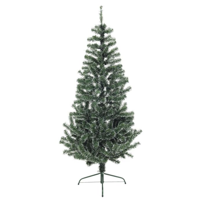 EUROPALMS Premium Dennenboom, groen-wit, 180cm