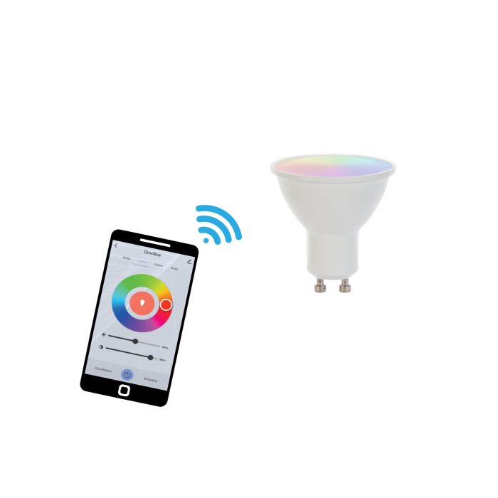 OMNILUX LED GU10 RGB/WW/CW WiFi Smart WiFi bulb RGB+CCT