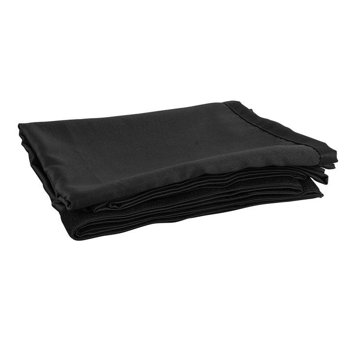 Wentex P&D Curtain Molton 300 g/m² Black - 330 (W) x 400 (H) cm - pleated