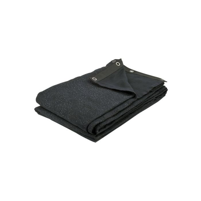 Showgear Glamourmolton Backdrop, Black 300 x 300cm