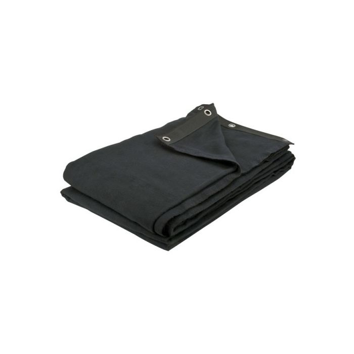 Showgear Dekomolton Backdrop, Black 400 x 300cm