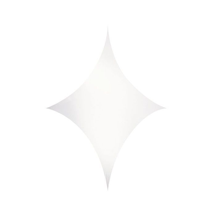 Wentex Stretch Shape Diamond 250cm x 250cm, White