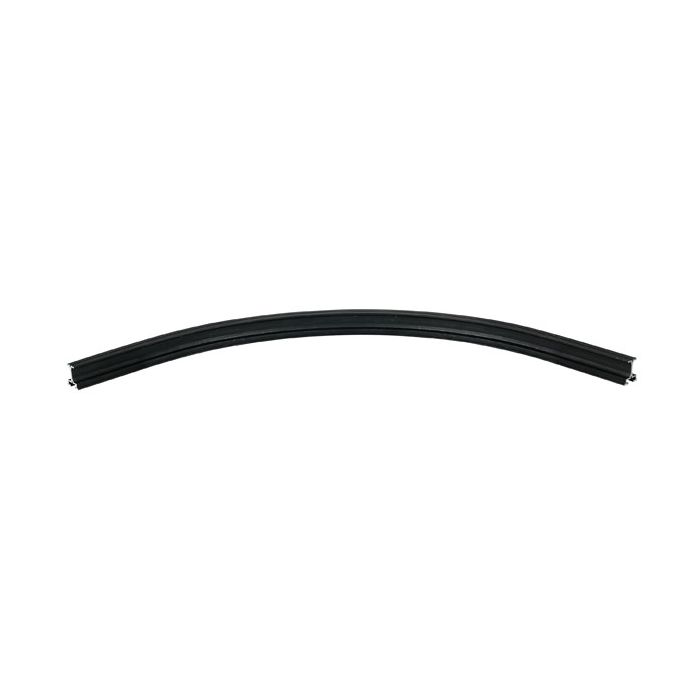 Wentex Eurotrack - Rail - Curved - 1/4 circle Without splice, 50(r)cm, Black (powder coated)