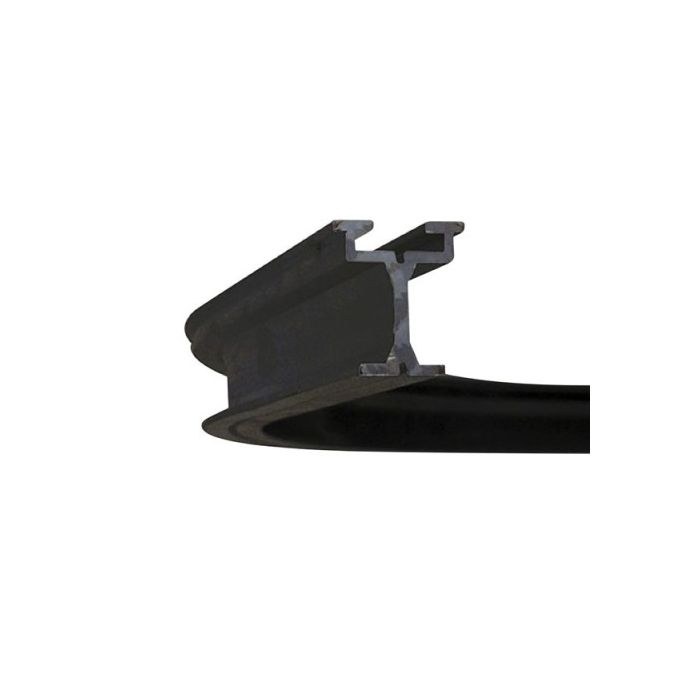 Wentex Eurotrack - Corner 90 degree - Black R=500 mm