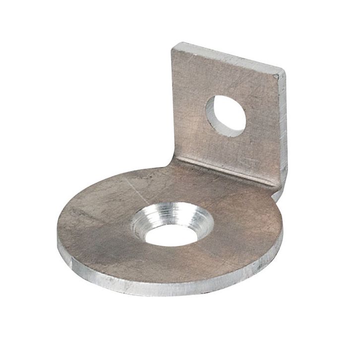 Wentex Angled bracket for 4-way connector Black (powder coated)