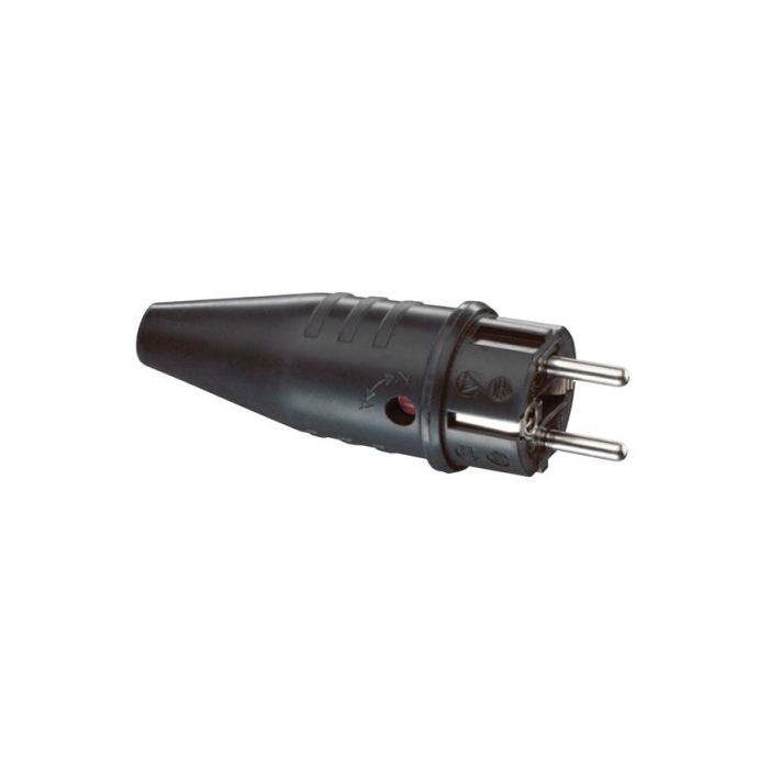 Showtec Rubber Connector Male CEE 7/VII