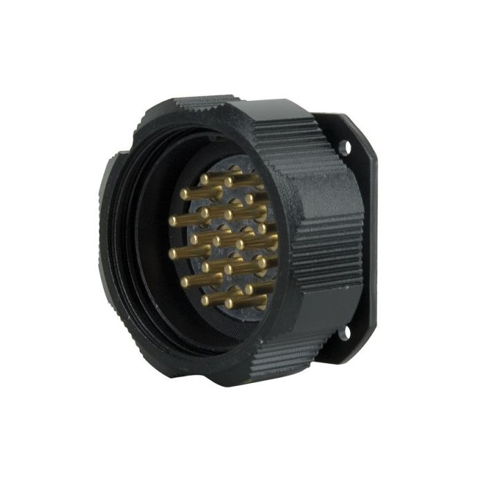 Socapex 19 Pin male chassis connector