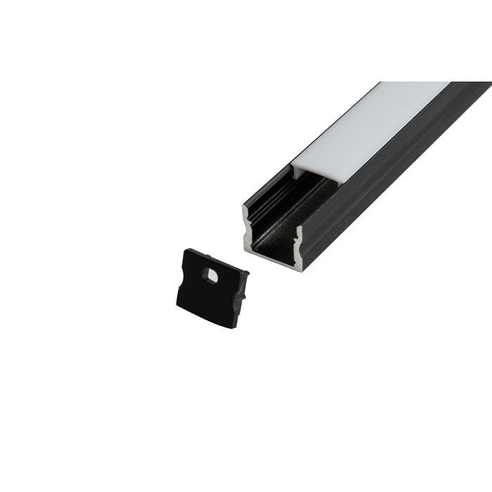 Artecta Profile Pro 30 Zwart profiel - voor <12 mm brede LED strips tot 15 W/m - 2 m