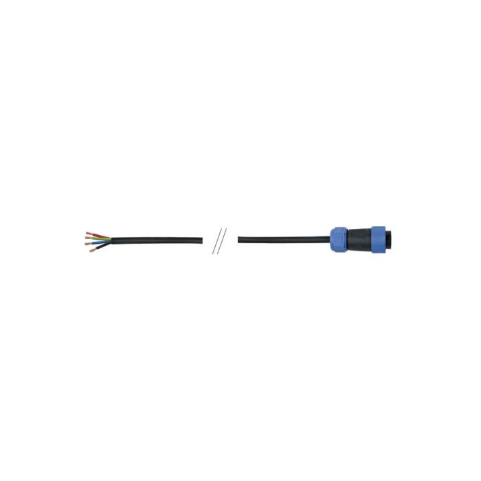 Artecta 4-pin IP68 SP2110P connector / 6 m 4x0.75 mm2 cable / 4-pin IP68 female in-line connector