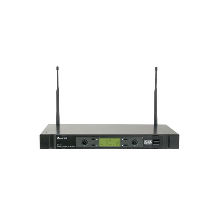 DAP ER 216B 2 Channel 16 Freq. PLL Receiver 614-638 MHz aleen ontvanger te combineren met EM 16 En EB 16