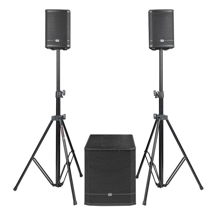 DAP Pure Club 12 12" Sub + 6" Tops Actieve luidsprekerset zonder DSP