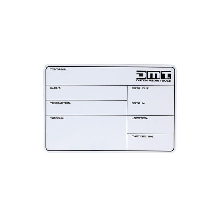 Dap Audio Flightcase Label DMT, magnetisch met 3M tape en markeerstift 