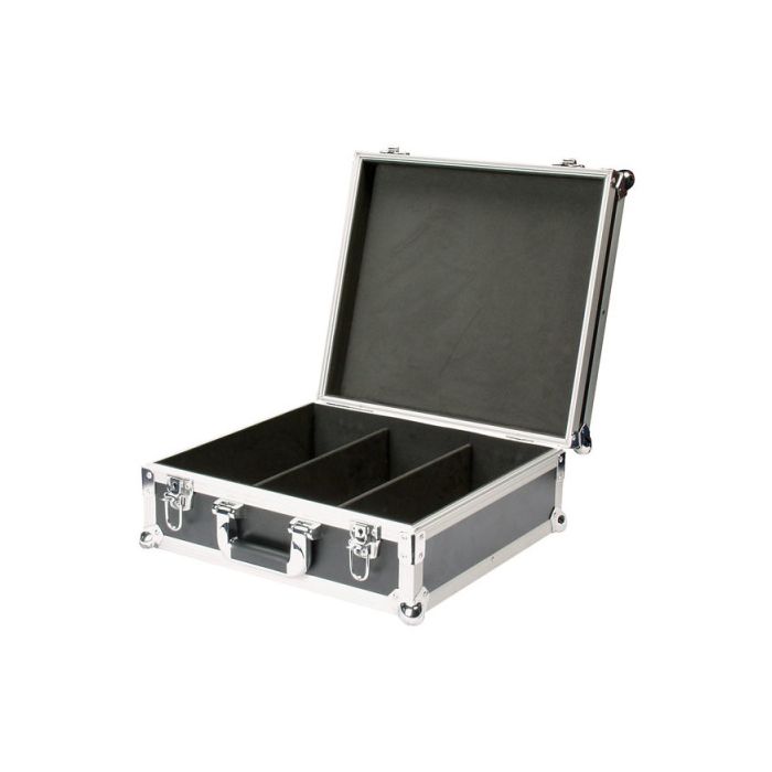 Case for 60 CD s Specifications Afmetingen: 460 x 200 x 250 mm (LxBxH) Gewicht: 3,98 kg Deksel verwijderbaar 
